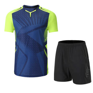 Conjunto de Camiseta deportiva transpirable personalizada, tenis de mesa, golf, bádminton, uniforme, camisa y pantalones cortos/falda para hombres y mujeres - Product Image 2