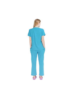 Uniforme de enfermera de diseño personalizado de talla grande para mujer, conjuntos de pantalones y uniformes de hospital para correr - Product Image 4
