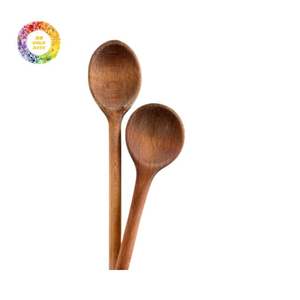 Juego de utensilios de comedor de madera Combo de tenedor de cuchara hecho a mano de primera calidad para uso diario - Product Image 4