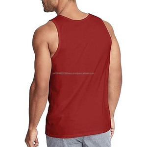 Débardeur respirant en coton de qualité pour hommes, vêtements de sport pour la musculation, débardeurs décontractés pour la salle de sport, grande taille - Product Image 2