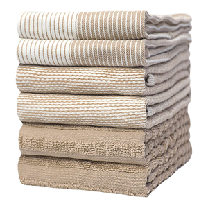 ผ้าขนหนูคอตตอนสำหรับห้องครัวแบบคลาสสิกผ้าแห้งเร็วซึมซับดีมีคุณสมบัติเฉพาะตัวพิมพ์ดิจิตอลอย่างยั่งยืน - Product Image 5