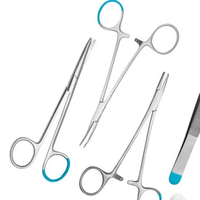 SOLINGMED SURGICAL Kit chirurgical vétérinaire de 28 pièces, instruments chirurgicaux réutilisables en acier inoxydable, certifiés CE pour l'examen des animaux
