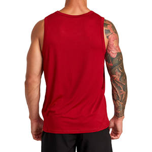 Fitness Workout Tank Tops Hombres Tank Top Culturismo Diseño personalizado, etiquetas, etiquetas Transpirable Cómodo Casual Wear Tank Top - Product Image 6