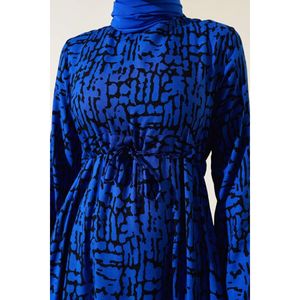 ชุดเดรสทรงกระสอบเอวลายหินอ่อน - Product Image 4