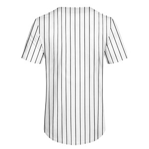 Men's Blue Baseball Jersey Short Sleeve Moisture Wicking Regular Fit Solid Color Button Front Adult Sports Apparel - Product Image 4