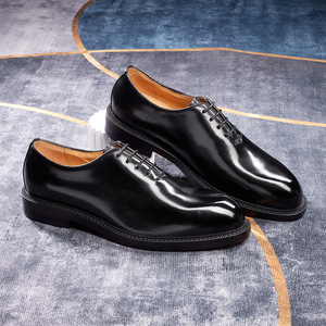 Chaussures Oxford classiques en cuir pour hommes, chaussures habillées à lacets pour affaires et mariages, confortables, Zapatos de Hombre - Product Image 3