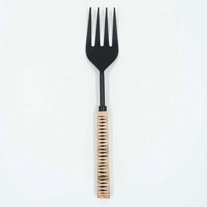 Juego de cubiertos con mango de madera negra, cubiertos elegantes de acero inoxidable para comedor moderno, boda, cocina, fiesta y uso de mesa - Product Image 3