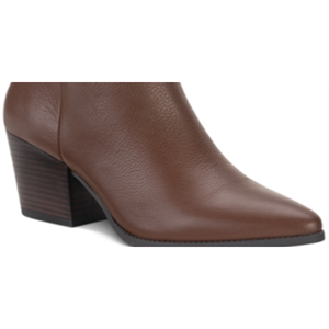 Stivaletti da Donna American Rag in Pelle Marrone, Taglia 8 M, Comfort Imbottito, Punta Affusolata Eryn, Tacco Largo, Altezza Caviglia, Vera Pelle - Product Image 3