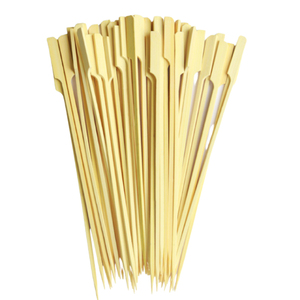 ไม้ไผ่เสียบพิมพ์แบบกำหนดเอง-Teppo/ธง/ปืน/กอล์ฟรูปทรงบาร์บีคิวพร้อมโลโก้ - Product Image 3