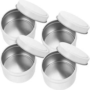 Frascos de velas con recubrimiento en polvo de excelente calidad, tarros para hacer velas con tapas, perfectos para la decoración del hogar, sala de estar, cafetería, vajilla, frascos de uso - Product Image 3