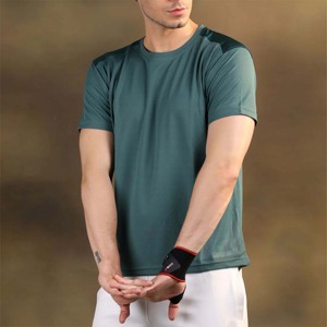 เสื้อยืดกีฬาบุรุษสวมใส่สบายและระบายอากาศได้ดี-ผ้าน้ำหนักเบา-เหมาะสำหรับการวิ่งและออกกำลังกาย - Product Image 3