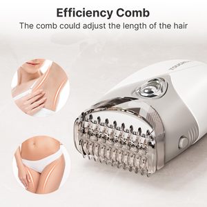 Afeitadora Eléctrica Inalámbrica para Mujer, Uso en Seco/Húmedo, para una Piel Suave como la Seda, Resistente al Agua IPX7, Ideal para Viajes y Uso en el Área del Bikini - Product Image 2