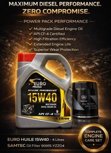 Aceite de Motor Sintético Euro Huile SAE 20W50 de Alta Calidad, Aceite Base, Lubricante Automotriz con Certificación ISO9001 - Product Image 2