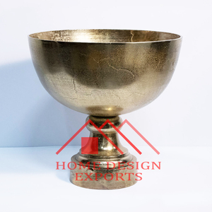 Piédestal bol à fleurs en métal pour les centres de table de mariage en gros bas prix en aluminium piédestal Base bol à fleurs meilleur vendeur - Product Image 4