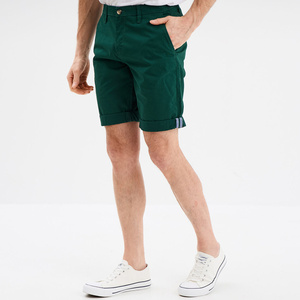 Pantalones Cortos Chino Casuales de Lona Media, Suaves, Cómodos, Elásticos, Transpirables, para Hombre, Sin Arrugas, con Bolsillos Laterales, Botones Ajustables y Cierre de Cremallera - Product Image 2