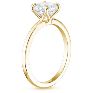925 Silver Lab Grown Diamond <b>Ring</b> Set Classic Oval Shape Fine Engagement Wedding Promise <b>Ring</b> for Bezel Setting Anniversary - Product Image 3