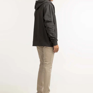 Top des tendances sweat à capuche pour homme fabriqué en usine manches longues et fermeture éclair séchage rapide qualité supérieure 100% coton mode d'hiver - Product Image 3