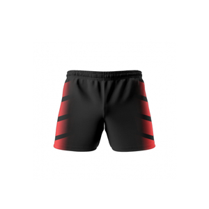 Shorts de rugby en polyester pour hommes de haute qualité, personnalisés, couleur unie, ensembles unisexes avec logo personnalisé, respirants, antibactériens - Product Image 5