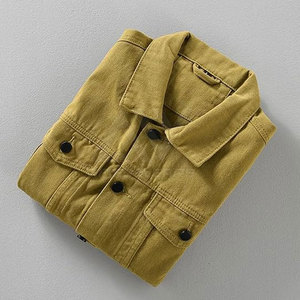 Veste d'hiver pour homme en jean de coton, nouveau style, col montant, avec logo personnalisé, service OEM, haute qualité, en promotion - Product Image 4