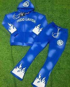 À la mode High Street Prix Compétitif Hommes Survêtement Empilé Poids Lourd Conception Personnalisée Hommes Survêtement - Product Image 6