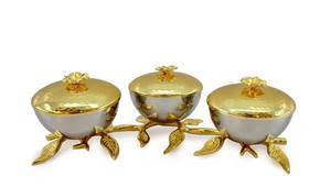 Aluminum bowl perfect for serving <b>sweets</b> during celebrations practical design supports both style and convenience - Product Image 6