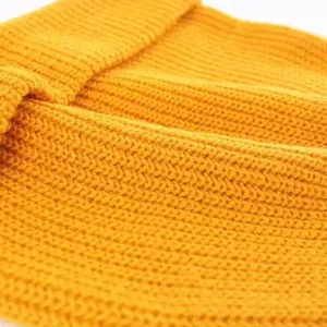 Gorro de Invierno Unisex de Acrílico de Color Sólido, 58-60CM, Diseño Casual con Borde Plegado para Adultos, Uso Común en Exteriores - Product Image 4