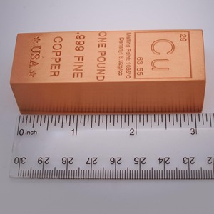 Meilleur marché en gros prix en vrac 99.99% lingots de cuivre raffiné pur lingots de cuivre de haute qualité d'exportation directe d'usine - Product Image 2