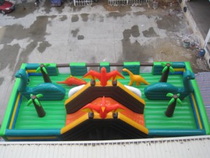 Parc gonflable en PVC Dinosaure Roi pour les fêtes et événements des enfants - Location en extérieur ou lieu d'événement - Product Image 6