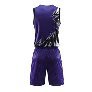 Meilleur prix uniforme de basket-ball pour les jeunes nouveauté matériau respirant hautement recommandé pour les sports d'été - Product Image 5
