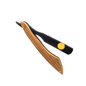 Professional Salon Barber Razor for Men's <b>Shaving</b> Hot Selling Safety Disposable Razor with Fine Quality Wood Handle - Product Image 2