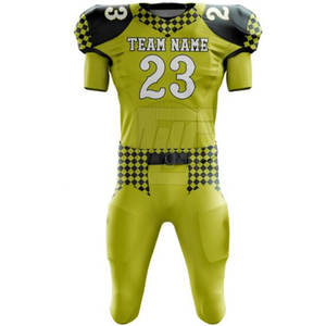 Uniforme de football américain pour hommes, tissu durable, ajustement confortable, idéal pour les matchs et l'entraînement d'équipe - Product Image 2