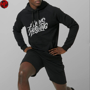 Ensemble sweat-shirt et short de style streetwear avec coupe décontractée, parfait pour une utilisation en plein air et décontractée, ensembles sweat-shirt et short pour hommes - Product Image 5