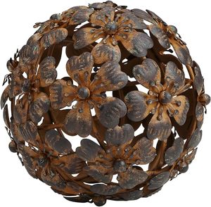 Hermosa Esfera de mosaico marrón antiguo de Metal, diseño creativo, bolas decorativas para el hogar, bola para decoración del hogar y regalo - Product Image 1