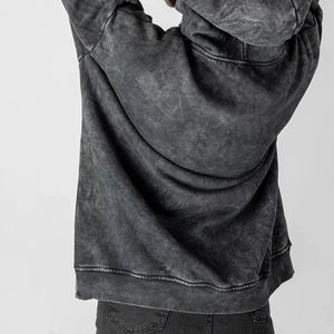 Sudaderas con Capucha Unisex con Estampado Personalizado Lavado al Ácido, Sudaderas Extra Grandes Vintage de Felpa Francesa de Algodón de Alta Calidad - Product Image 5