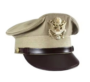 Casquettes d'officiers brodées personnalisées de haute qualité et badges de casquettes islamiques musulmanes, confort à porter, couleur personnalisée, style d'image, plusieurs tailles - Product Image 2