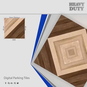 Indiano Atacado Exportação 400x400mm Porcelana Outdoor Car Parking Tiles Fabricante Fornecedor Fábrica Showroom - Product Image 3