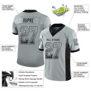 Nuevo estilo de ropa de fútbol americano personalizado diseño libre Equipo Nacional personalizado fútbol americano Jersey transpirable OEM - Product Image 3