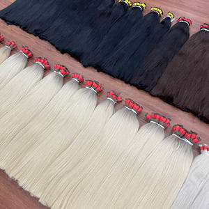 Cabello humano a granel, extensiones de cabello de la mejor calidad, hermosas, muy brillantes y suaves, fáciles de aplicar, de muy alta calidad. - Product Image 3