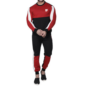 Ensemble de survêtement décontracté d'hiver en deux pièces avec intérieur doux, coupe régulière, design sportif pour les activités intérieures et extérieures - Product Image 1