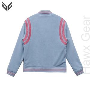 Logo personnalisé Qualité supérieure Veste de mode d'hiver à manches longues Toile Style de rue Manteau Letterman - Product Image 2