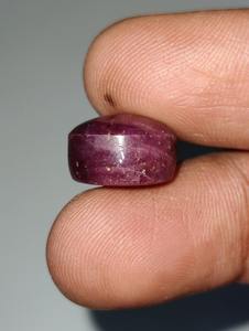 พลอยรูปวงรีทรงกลม6เรย์พลอยพลอยพลอยรูปดาวสีแดงธรรมชาติทำด้วยมือไม่มีความร้อนหินหลวมอัญมณีทรงกลม6เรย์ที่สวยงาม - Product Image 3