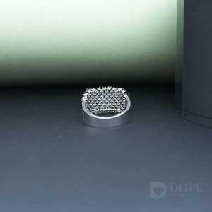 Edgy Diamond Ring Party Estilo perfecto para Plata de Ley 925 para fiesta, aniversario, Día de compromiso - Product Image 3