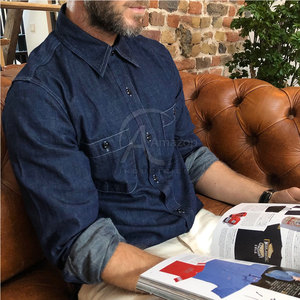 New Arrival <b>Jeans</b> <b>Work</b> Shirt Modern Design Stylish Look <b>Jeans</b> <b>Work</b> Shirt For Working Wear - Product Image 2