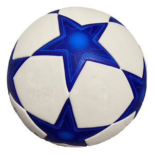 Fabricant de ballons de sport personnalisés en cuir écologique de haute qualité cousus en PVC PU Taille 5 Ballon de football de match officiel - Product Image 4