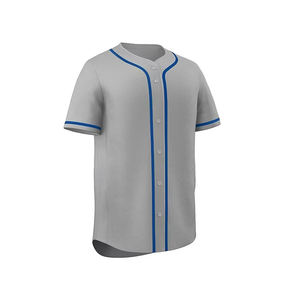 Nouvel arrivage de maillots de baseball imprimés avec nom personnalisé meilleur prix 100% vêtements de sport en polyester respirant pour les joueurs de softball grande taille - Product Image 3