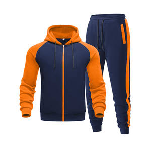 Survêtements unisexes en molleton de coton de haute qualité, antistatiques, à séchage rapide et respirants, ensembles grande taille pour adultes, sweats d'automne - Product Image 1