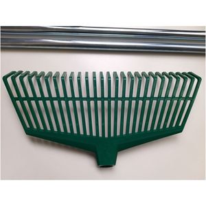 Râteau à feuilles fabriqué à Taïwan, râteau à gazon, outils de jardinage avec manche en acier léger - Product Image 6
