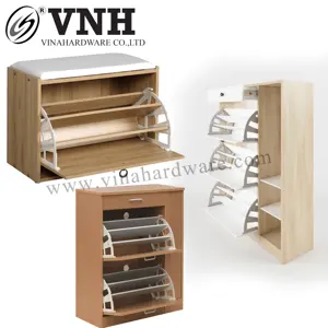 Vietnamese OEM Furniture hardware with High-Quality Furniture Hardware and Smooth Plastic Shoes Drawer Cabinet Hinges