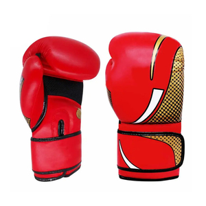 นวมชกมวย Winning ใหม่ ขนาด 10oz 12oz 14oz 16oz หนังแท้ สีแดง รับทำตามสั่ง โลโก้แบบกำหนดเอง หนังวัว ราคาถูก ขาย - Product Image 1