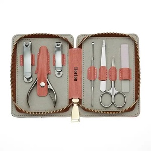 Professionnel de haute qualité Logo personnalisé coupe-ongles ciseaux poussoir manucure et pédicure ensemble avec outils en acier inoxydable - Product Image 6